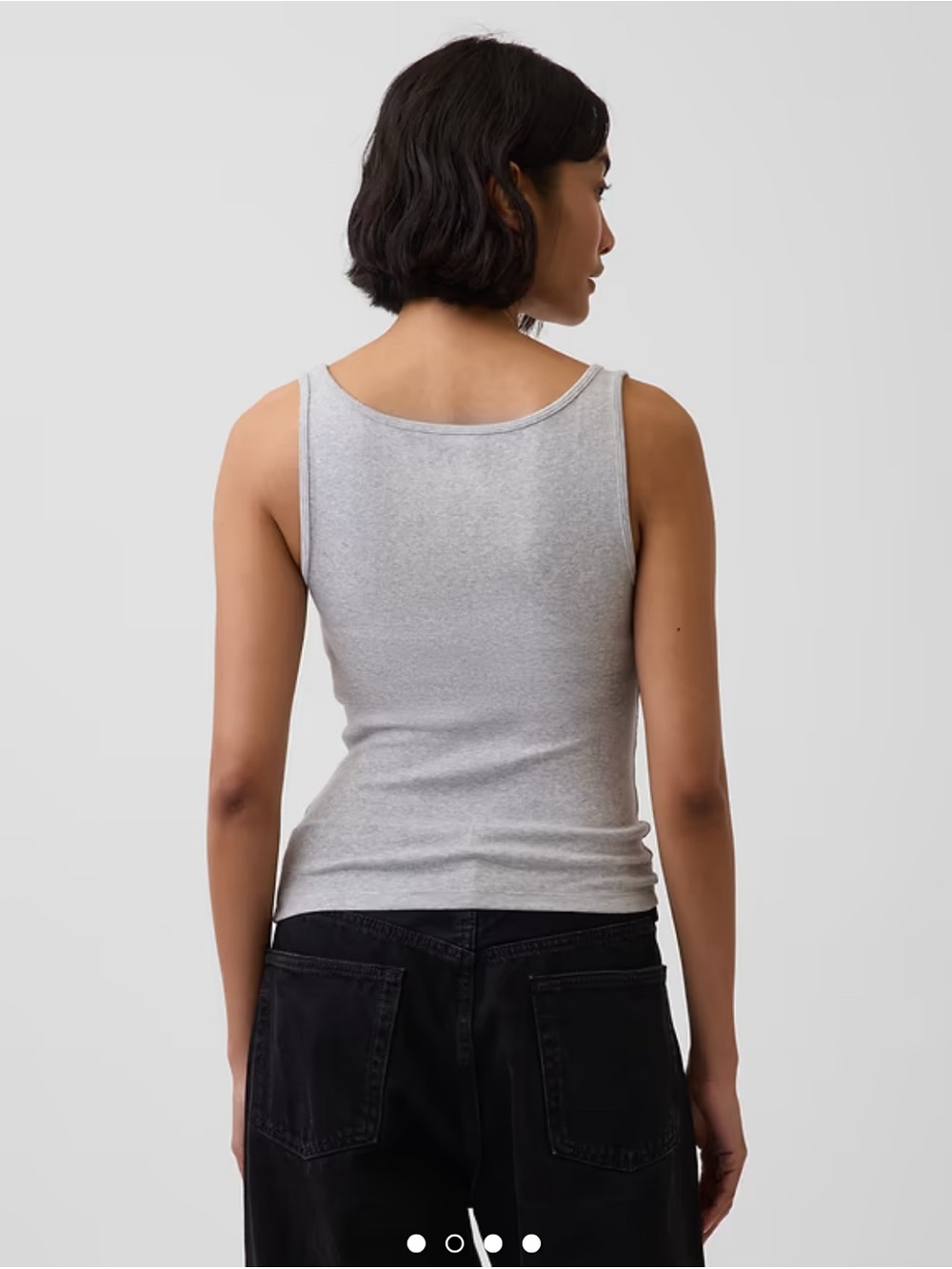 GAP Modern Tank Top in Light Gray - Picture 2 of 10